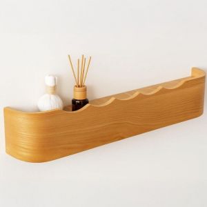 BALLSHOP Porte Manteau Mural Bois- Design Moderne avec Crochets Muraux Cach&eacute;s - Patere Murale pour une Entr&eacute;e, Chambre, Salle de Bain et Vestiaire