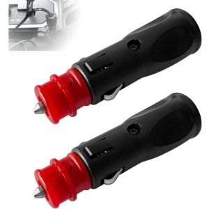 Adaptateur allume-cigare mâle KZQ, prises d'adaptateur allume-cigare, prise allume-cigare mâle universelle pour voiture, camion, bateau, moto, 2