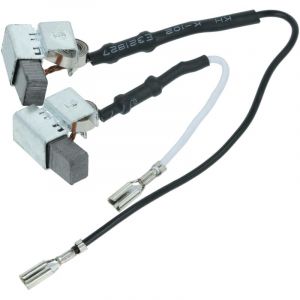 vhbw 2x balais charbon compatible avec Bosch MUM5VG7S/06, MUM5VJ4P/06, MUM5VJ4S/06, MUM5VJ7P/06, MUM5VG4S/06, MUM5VG7P/06 robot de cuisine