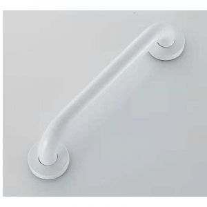 ZVD - Blanc 300mm-Barre d'Appui Douche , Poignée de Douche de Sécurité, Barre d'Appui wc Handicapé, Barre de Soutien pour Toilette, Barre de Maintien