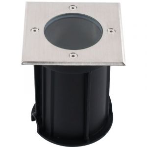 Spot Exterieur Led Etanche IP65, Spot Encastrable Exterieur Ampoule GU10 6W 220V 2800K Blanc Chaud, Spot Terrasse Exterieur Encastrable Carré pour