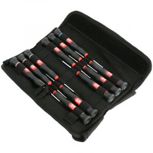 Jeu de 11 tournevis &eacute;lectroniques s/ph/tx/isk, Torx femelles, Torx m&acirc;les, six pans creux, six pans m&acirc;le, acier au chrome-vanadium, jeu de douilles,