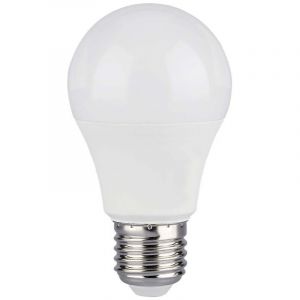 Ampoule led V-tac E27 8,5 w A60 avec t&eacute;l&eacute;commande rvb + blanc naturel &agrave; intensit&eacute; variable
