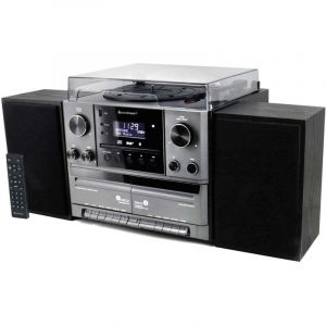 Soundmaster - Centrale musicale stereo mcd5600 avec radio dabfm cdmp3 platine vinyle double cassette usb bluetooth 82818683 82818683 82818683