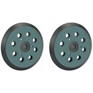Plateau de Ponçage 125mm Disques de Ponçage à 8 Trous patin Ponceuse 5 Pouces pour Makita bo 5010, 5030, 5031, 5041, DeWalt DW420, DW421, Porter
