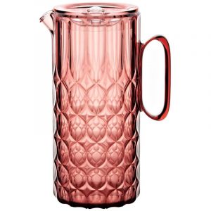 Vanity, pichet avec couvercle en san Bio-based et smma Bio-based - terra (Mauve) - Guzzini