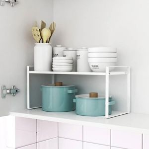 Rangement sous &Eacute;vier Longueur Extensible 36-60 cm, &Eacute;tag&egrave;res de Rangement T&eacute;lescopique, Rangement T&eacute;lescopique d'armoire, &Eacute;tag&egrave;re Rangement pour