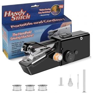 Machine &agrave; coudre manuelle, machine &agrave; coudre manuelle avec sous-fil, mini machine &agrave; coudre pour projets de couture DIY &agrave; la maison, mini machine &agrave;