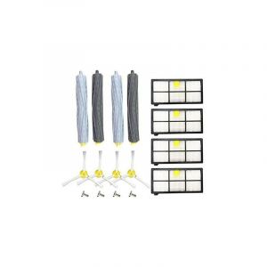 Kit Pièces accessoires pour Aspirateur iRobot Roomba serie 800 805 850 860 865 866 870 871 880 886 890 891 895 896 900 960 965 966 980, 16in1 - Ahlsen
