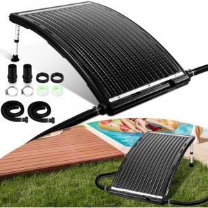 Swanew Chauffage Piscine Hors Sol - Chauffage Solaire Piscine - 110x65 cm - Chauffe Eau Solaire - Rechauffeur Piscine - Systèmes de Chauffage de