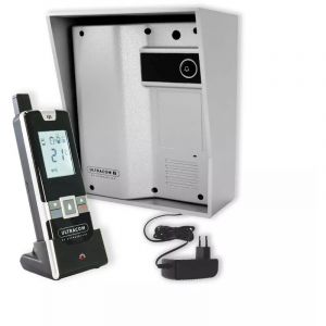 Interphone 600 m&egrave;tres individuel sans-fil - UltraCOM2 argent&eacute; 600-SOLO visi&egrave;re argent&eacute;e + transformateur + combin&eacute;