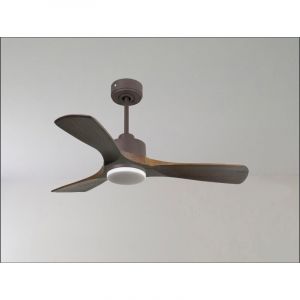 Ouray de Klassfan - Ventilateur de plafond et destratificateur moteur DC Blanc pales bois blanc 45 &agrave; 55 m&sup2; OurayDC4P7Wi178