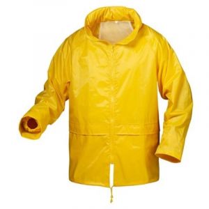 Veste de pluie Nylon/Vinyl, Taille 3XL, jaune
