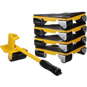 Aiperq - Lève-Meubles Robuste, Kit De Déplacement De Meubles, Système De Déplacement De Meubles avec Roues, Peut Pivoter à 360 Degrés, Quatre Charges