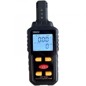 D&eacute;tecteur de radiation Geiger Counter, Geiger Counter Radiation Detector, 3-en-1 Affichage nucl&eacute;aire avec alarme sonore et lumi&egrave;re, compteur de