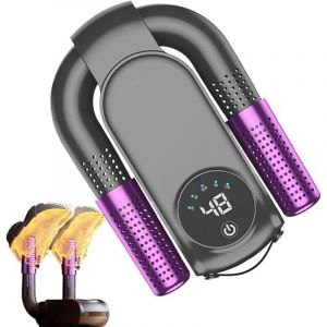 S&eacute;choir &agrave; Crampons - S&eacute;choir &agrave; Bottes Pliable,Appareil de S&eacute;chage Silencieux avec Minuterie pour Chaussures Travail Voyage Ext&eacute;rieur Gants