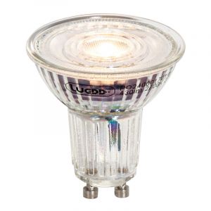 Ampoule led GU10 50mm &agrave; intensit&eacute; variable claire 4,9W 430lm 2700K - Luedd