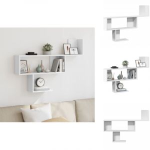 &Eacute;tag&egrave;re murale blanc 100x15x70 cm bois d'ing&eacute;nierie - &Eacute;tag&egrave;re Murale - &Eacute;tag&egrave;res Murales - &Eacute;tag&egrave;re Flottante - &Eacute;tag&egrave;re Murale Flottante