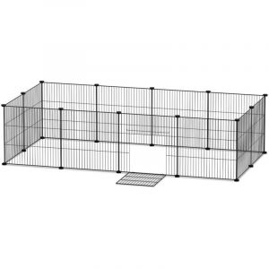 Swanew Enclos extérieur Parc pour lapins diy Parc pour lapins Parc pour chiots 12pcs 35x35cm