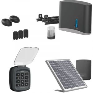 Avidsen - Motorisation solaire Zenia se avec digicode pour portail coulissant
