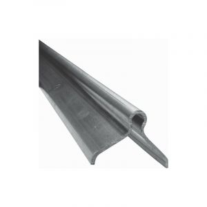 Rail pour portail coulissant à sceller au sol - Gorge Ronde de 16mm - Longueur de 3000mm, largeur de 40mm et épaisseur de 3mm - En acier zingué