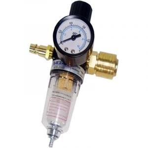 Regulateur de Pression d'air 1/4", Filtre Compresseur Dair, R&eacute;ducteur de pression &agrave; air comprim&eacute;, R&eacute;gulateur de Pression s&eacute;parateur d'huile et d'Eau