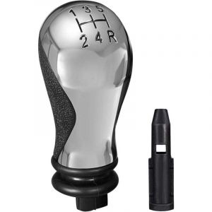 Pommeau de levier de vitesse manuel 5 vitesses pour Citro&euml;n C5 01-08 Xsara Picasso 1999-2008 - Chrome brillant OE 2403Y8