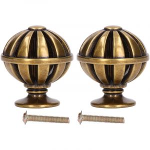 2 Ensemble Bouton D'armoire Bouton de Porte Cage à Oiseaux Creux Placard Bouton de Tiroir en Alliage de Zinc Bouton de Garde-robe pour la Décoration