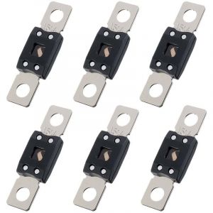 6 Pi&egrave;ces Fusible Voiture, Fusibles Automobiles Plats, Fusibles Gros, courant &eacute;l&eacute;v&eacute; fusible auto 150A, pour Auto, Bus, V&eacute;hicules de Construction,