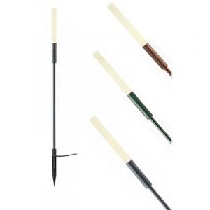 Lanterne de piquet de jardin redo group torch 58h ip65 80lm 3000k lampadaire, finition métal vert