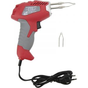 Pistolet &agrave; souder 180 W, kit de fer &agrave; souder ABS, alimentation manuelle 200 &deg;C, avec panne &agrave; souder pour t&eacute;l&eacute;phone &agrave; puce, prise UE 220-240 V