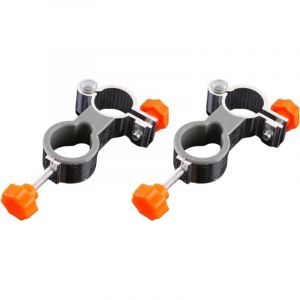 Lot de 2 Porte-parapluie pour chaise de pêche pour poussettes, fauteuil roulant, vélo, golf, parapluie, support de chaise de plage, pinces de montage