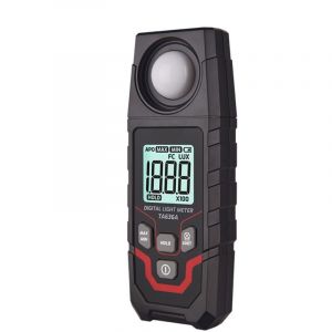 Digital Luxmètre Numérique, Mesure des Lumières avec 200-200,000 Lux, Posemètre Numérique Portable Ambiante Portée Jusqu'à 200,000 Lux pour Lumière