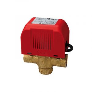 Soupape de zone 3 voies 1' fem.fem complet avec moteur 230V