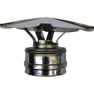 Chapeau chinois simple paroi inox femelle - &Oslash; 180