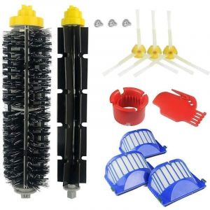 Ensemble de brosses et d'accessoires pour iRobot Roomba Série 600 605 610 616 620 625 630 631 632 639 650 651 660 670 680 681 691 696 - Ensemble de