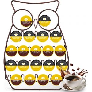 Shining House - Support &agrave; Capsules &agrave; Caf&eacute;, Porte Capsules en M&eacute;tal Robuste, Distributeur Pr&eacute;sentoir pour Dolce Gusto, Supports Rangement pour Dolce