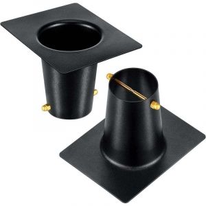 Adaptateur de Goutti&egrave;re Aluminium pour Cha&icirc;ne de Pluie Installation Standard Finition Mill