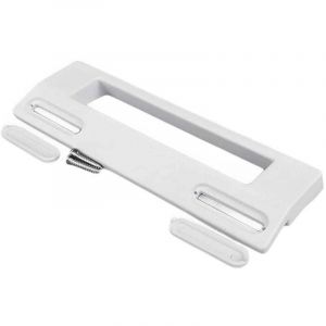 Poign&eacute;e de r&eacute;frig&eacute;rateur universelle blanche amovible, Poign&eacute;e porte freezer - Entraxe trous de 90 mm &agrave; 170 mm-18560mm