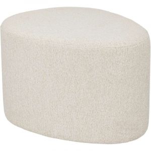 Pouf galet en bouclette estria