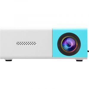 Mini Projecteur, Mini Projecteur Portable 1080P Full HD Support&eacute;, Videoprojecteur avec T&eacute;l&eacute;commande, Compatible avec HDMI/Audio/Tablette/PC/USB,bleu