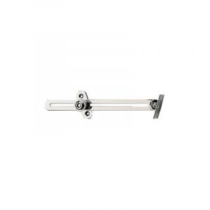 Compas - Limiteurs d'ouverture à arrêt - glissière à vis à plat - laiton chromé - A LENNE