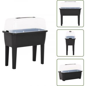 Vidaxl - Parterre sur&eacute;lev&eacute; 77x38,7x82 cm pp - Jardin Sur&eacute;l&eacute;v&eacute; - Pots De Fleurs Exterieur - Bacs De Culture - Jardinerie - Serres Froides