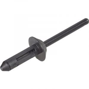 Pb Fastener - Rivet &agrave; expansion 301-9124-1010 &oslash; du trou 5 mm pa 6,6/POM noir 1 pc(s) S52843