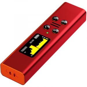Geiger-Counter Détecteur de rayonnement nucléaire Dosimètre Détecteur de rayons X Testeur Radioactif LCD Outil de marbre Rouge