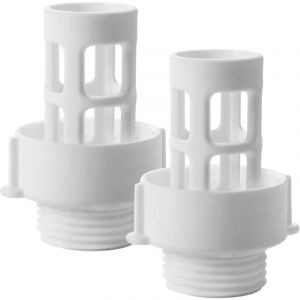 SNQ - Connecteur de bouchon de vidange de tuyau d'arrosage Intex 10184 de remplacement, 2 paquets, pour adaptateur de tuyau de piscine rond Intex