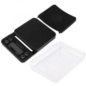 3 kg G/0,1 g Num&eacute;rique aliments Balance ABS temporis&eacute; Cuisine Balance num&eacute;rique Pr&eacute;cision Balance poche avec r&eacute;tro-&eacute;clairage &eacute;cran LCD et fonction