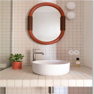 Carrelage grès cérame mosaïque carré Winckelmans Mosaïque 5x5 cm Cognac - Anti-dérapant - boîte de 1 m2 - Mosaïque 5x5 cm Cognac - boîte de 1 m2 - Mo