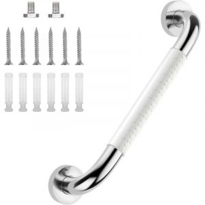 Barre d'Appui Antid&eacute;rapante pour Salle de Bain, 40 cm en Acier Inoxydable Barre de S&eacute;curit&eacute; pour Douche pour Personnes &Acirc;g&eacute;es Poign&eacute;e Murale pour