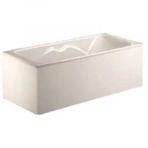 Habillage stratifié blanc pour baignoire 1m70.